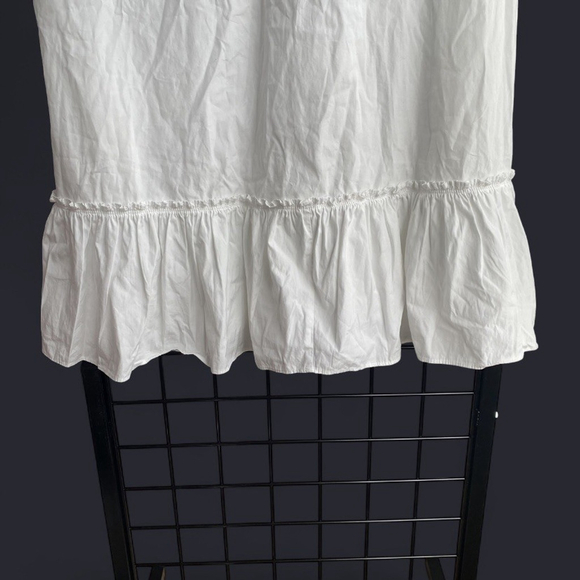 J.Crew Amelia Shirtdress 100% Organic Cotton Poplin With Ruffles Women’s XXL - Picture 8 of 9